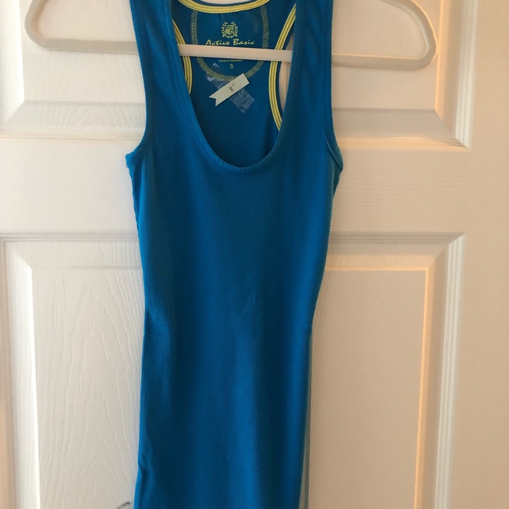 New Turquoise Blue Junior Tank S/XS